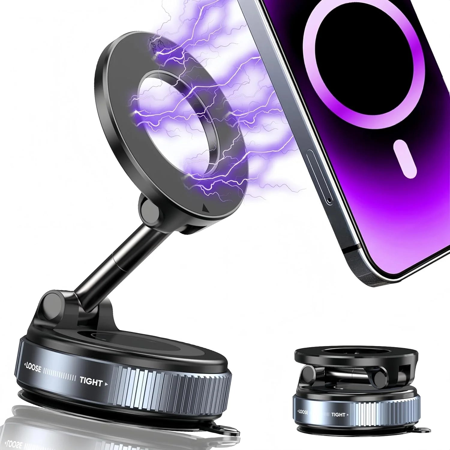 LuxGrip™ Ultra – 360° Magnetic Car Mount