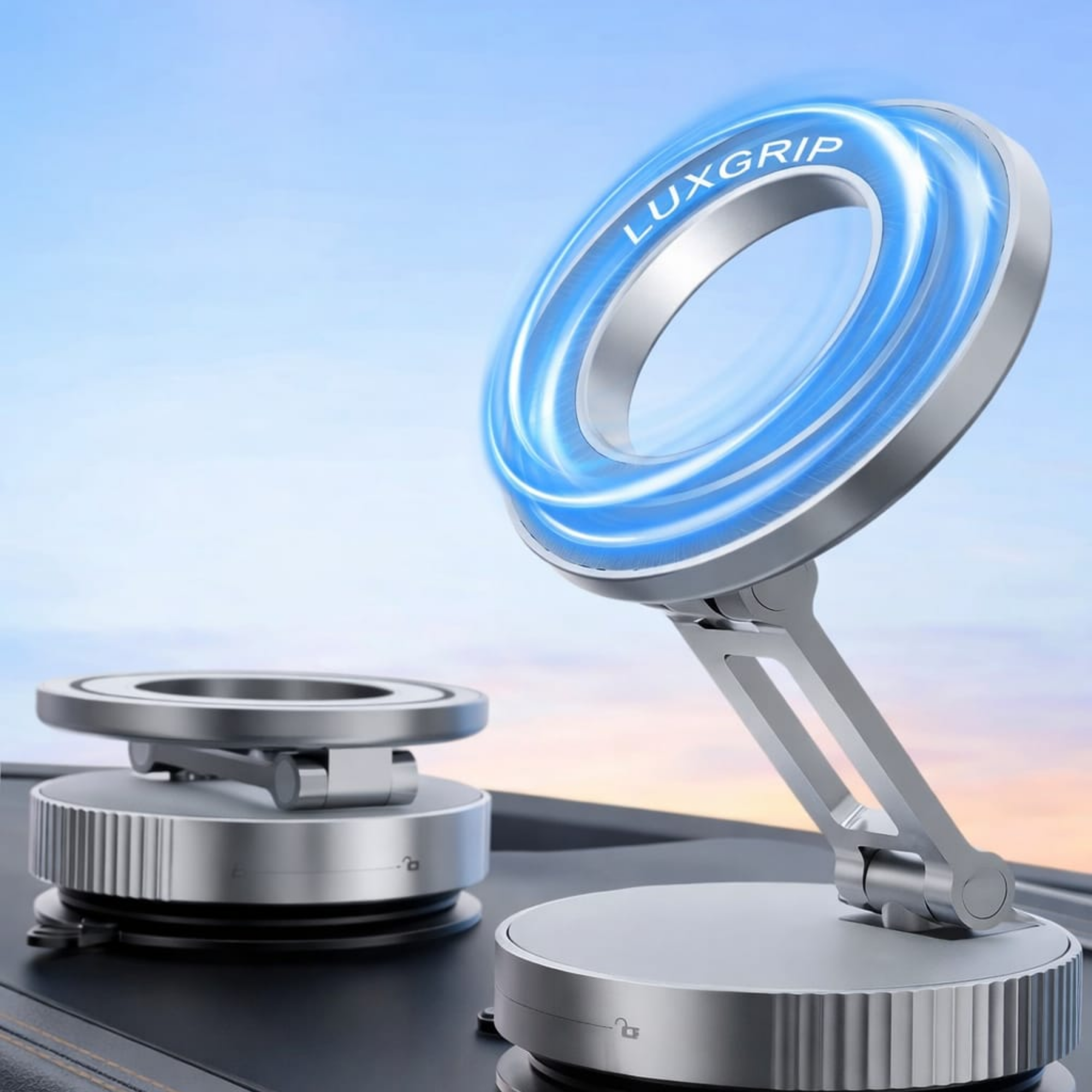 LuxGrip™ Ultra – 360° Magnetic Car Mount