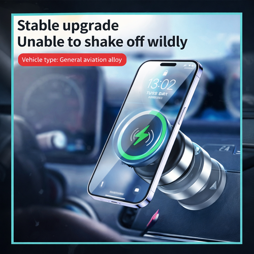 Lux Grip Pro – 360° Magnetic Vacuum Car Phone Mount