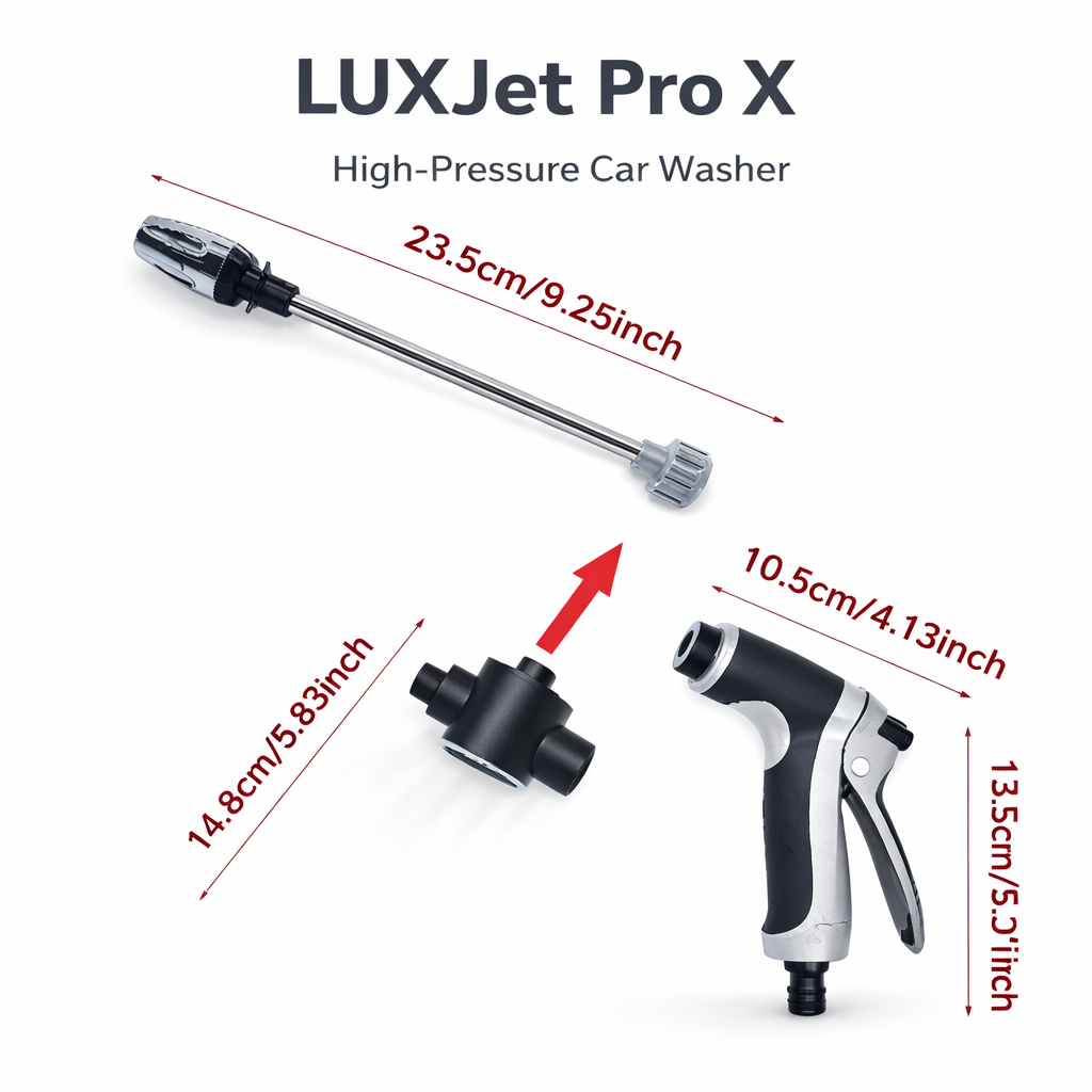 LuxJet Pro X – High-Pressure Car Washer