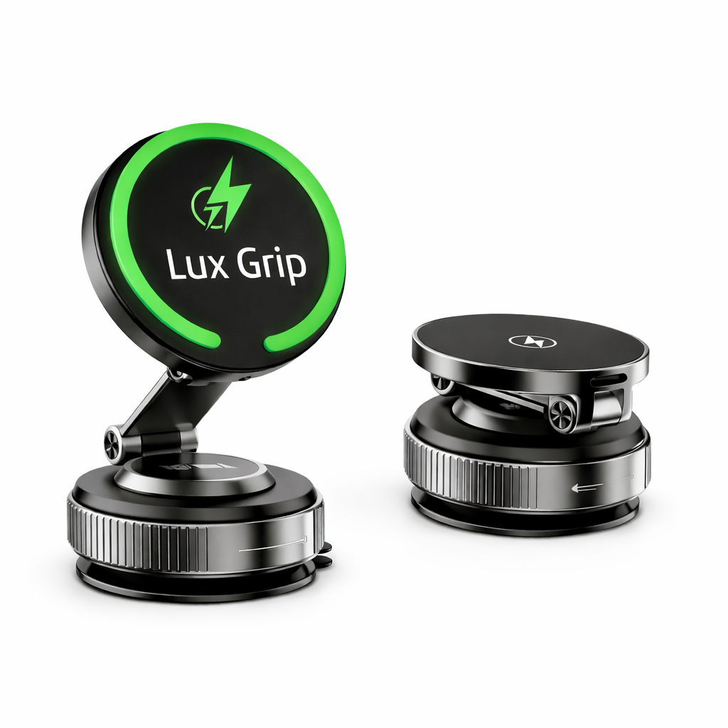 LuxGrip™ MagCharge – Magnetic Wireless Car Mount