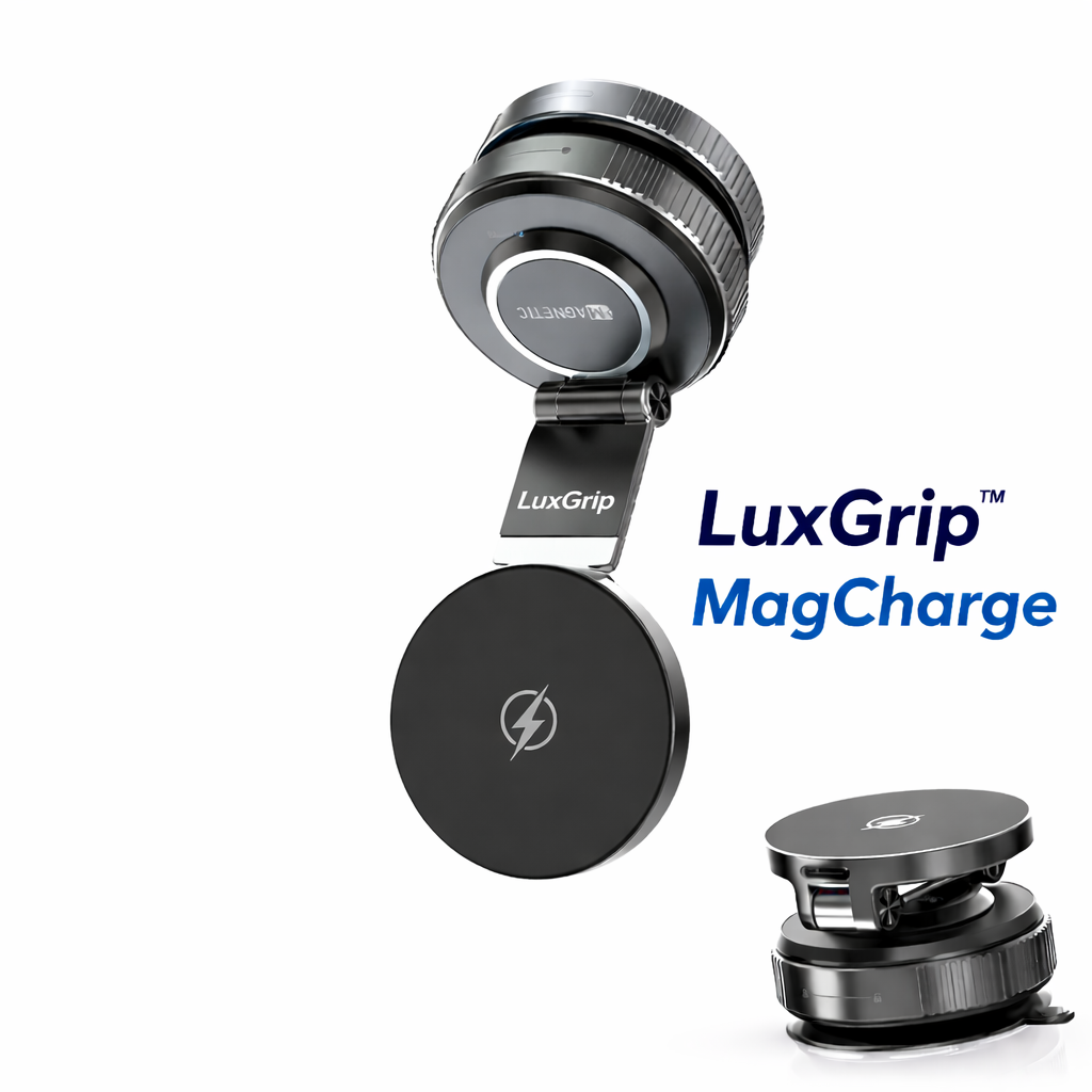 LuxGrip™ MagCharge – Magnetic Wireless Car Mount