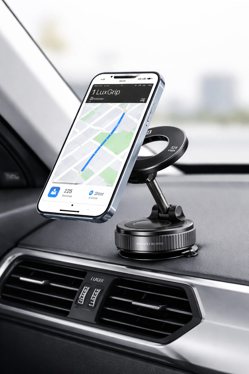 LuxGrip™ Standard – Magnetic Car Phone Mount