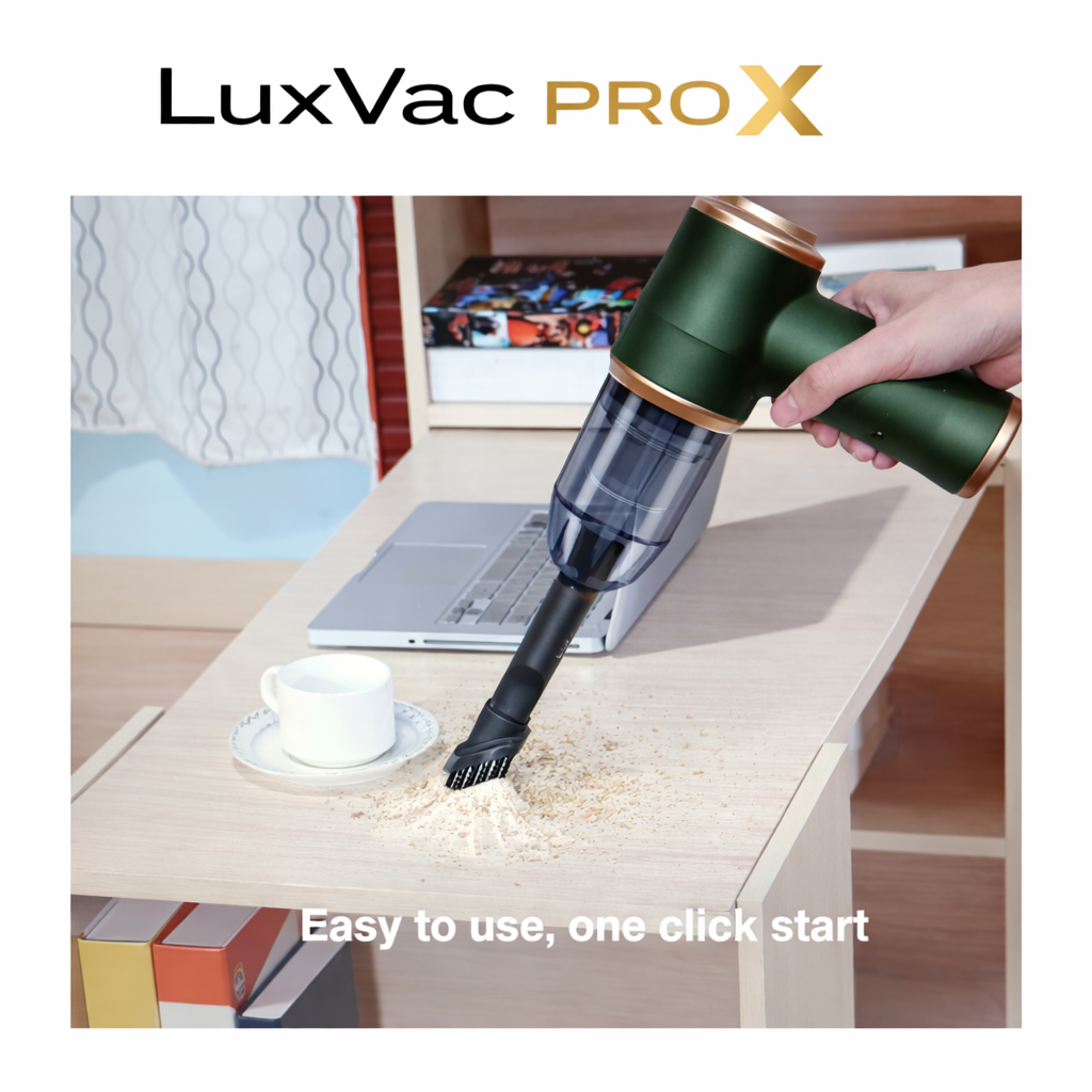 LuxVac Pro X – Wireless Handheld Vacuum Cleaner for Car & Home