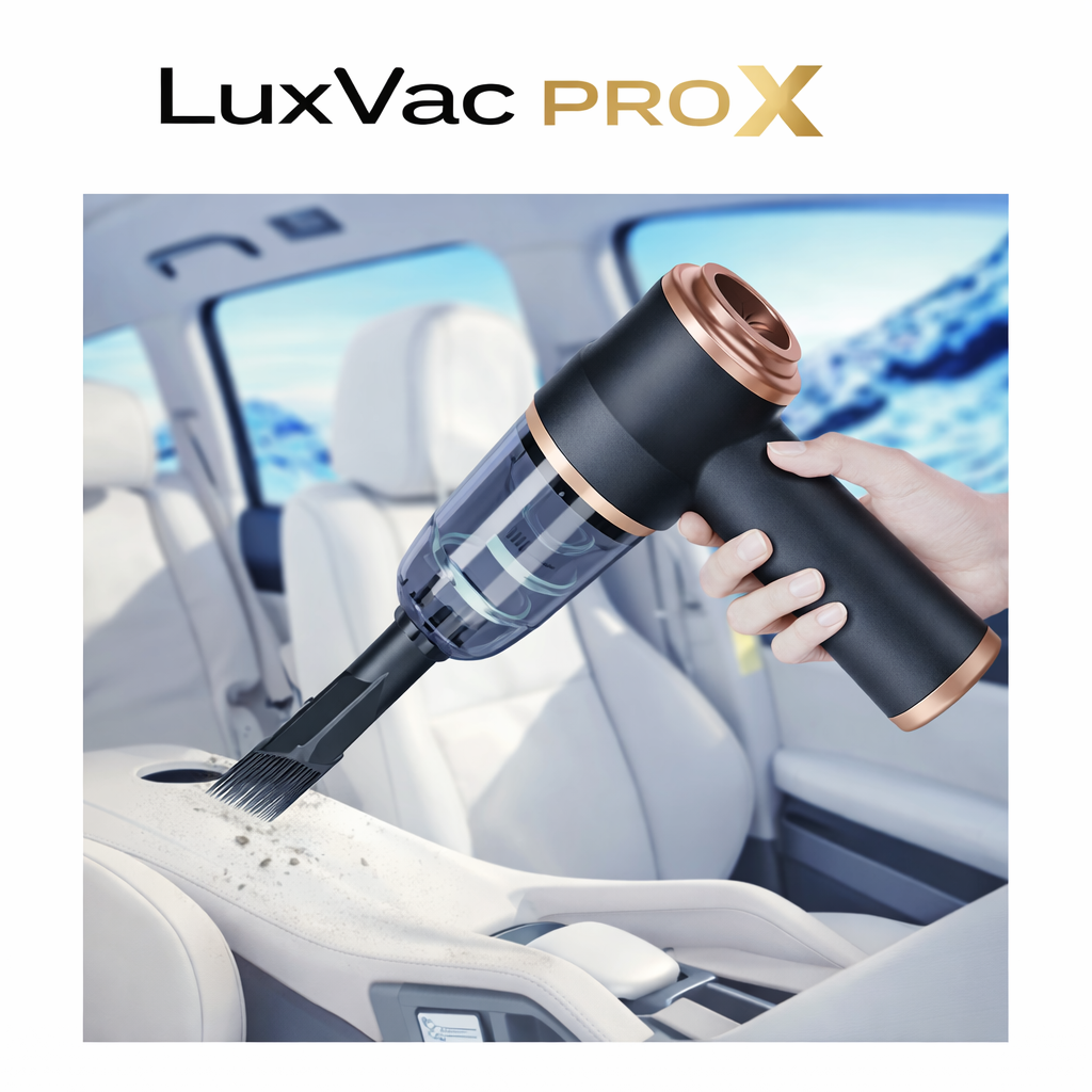 LuxVac Pro X – Wireless Handheld Vacuum Cleaner for Car & Home