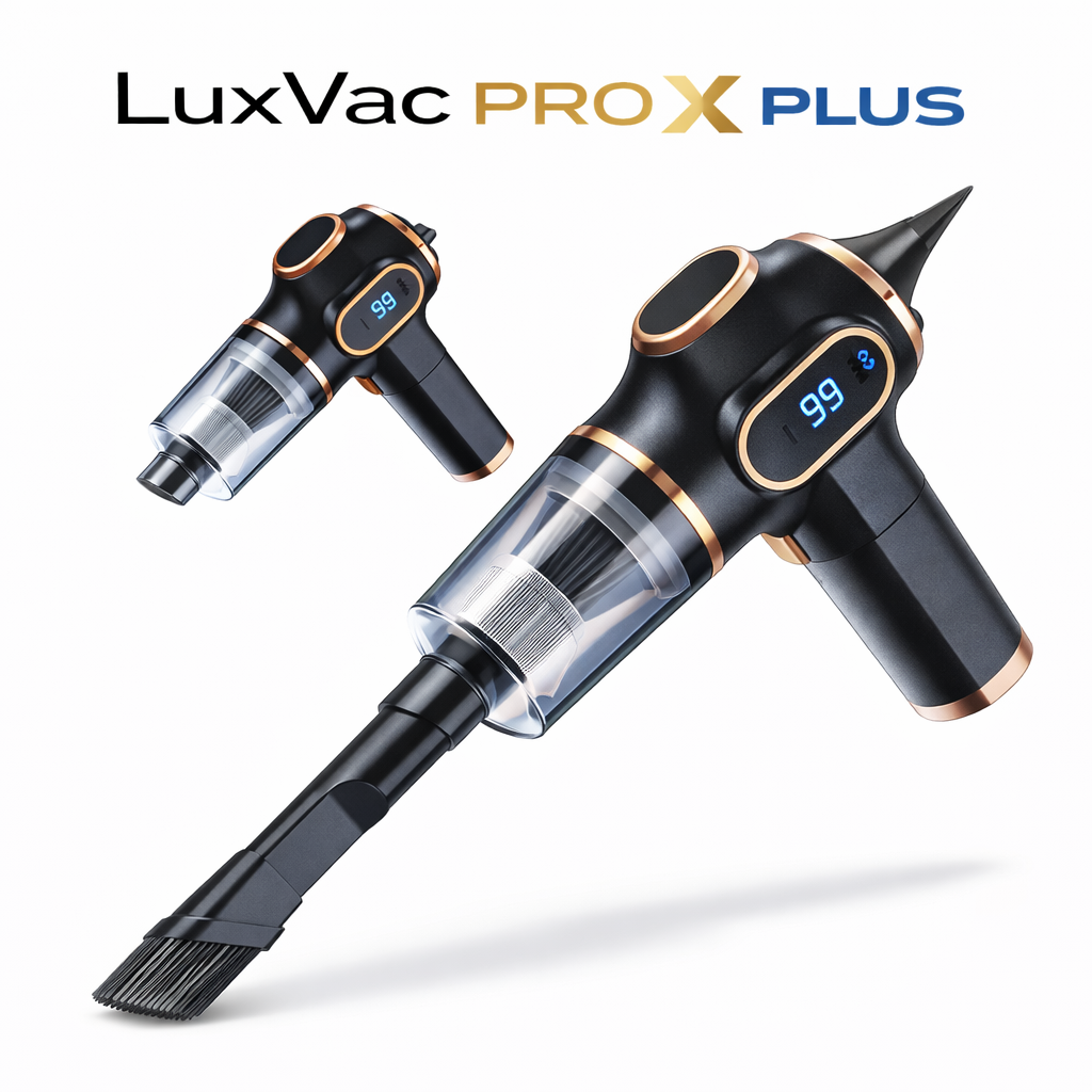 LuxVac Pro X Plus – Wireless High Power Car & Home Vacuum Cleaner